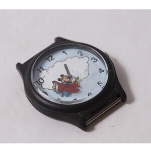 Disney Flying Mickey Mouse Watch Face Vintage Cartoon Collectible Pilot